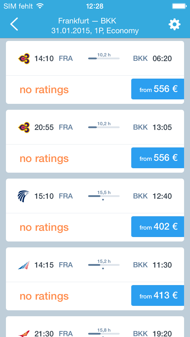 1 Flight Search Results